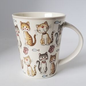 Casa Signature Faithful Friends Cats Bone China Mug